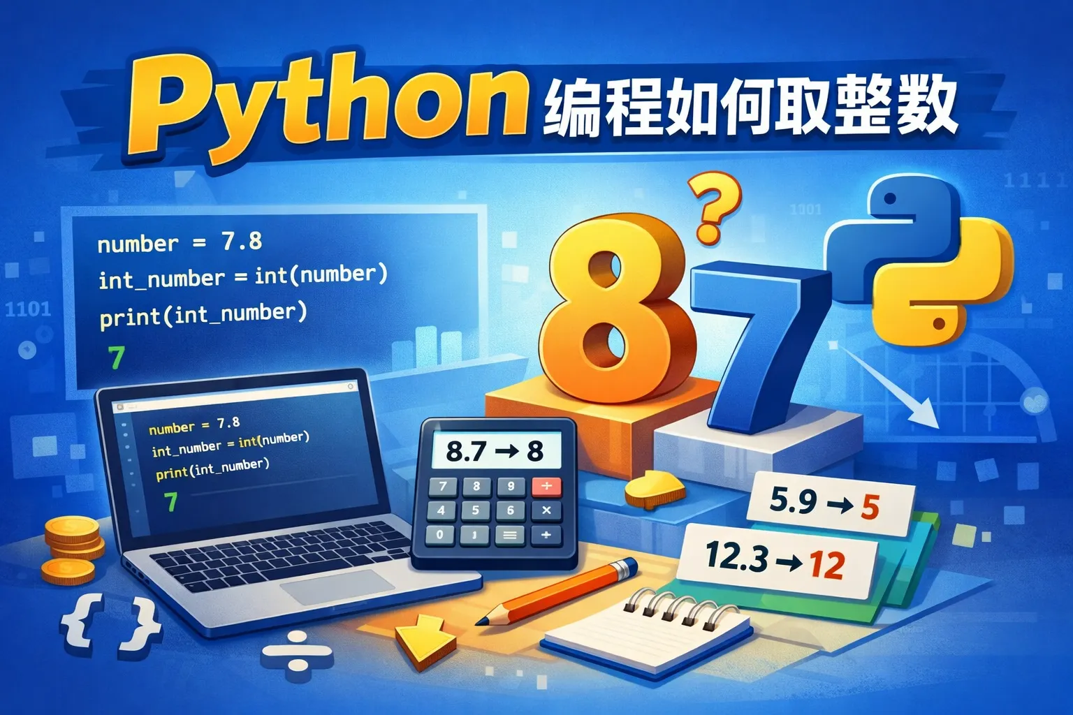 python编程如何取整数