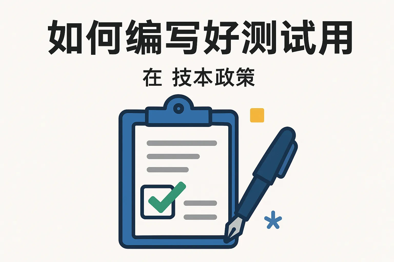 如何编写好测试用例