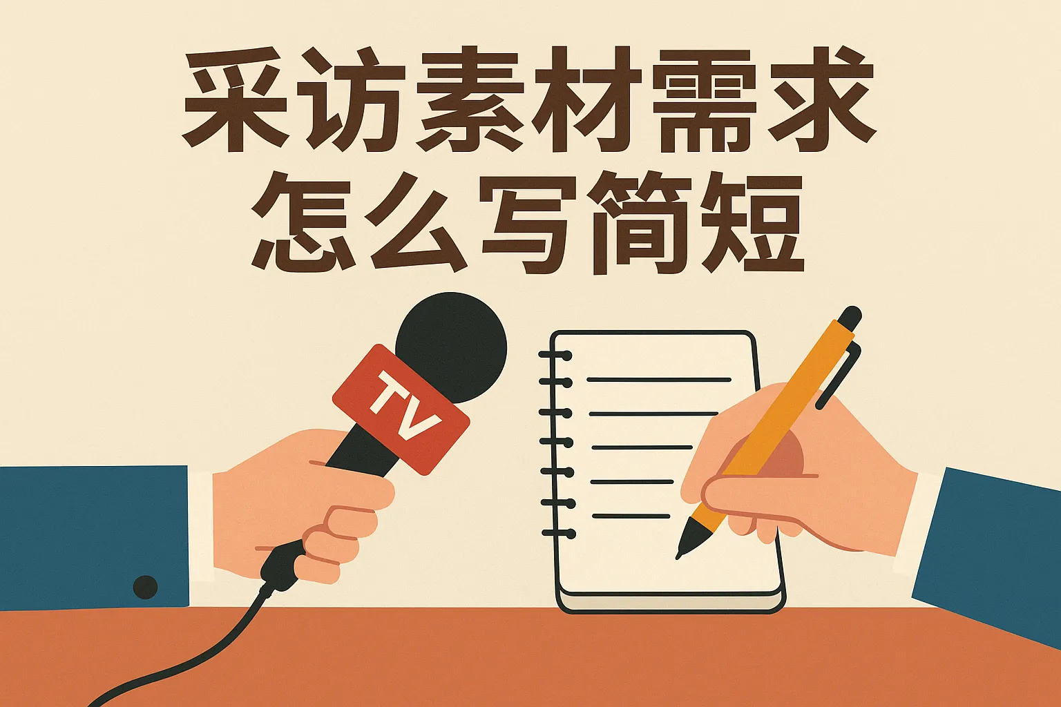 采访素材需求怎么写简短