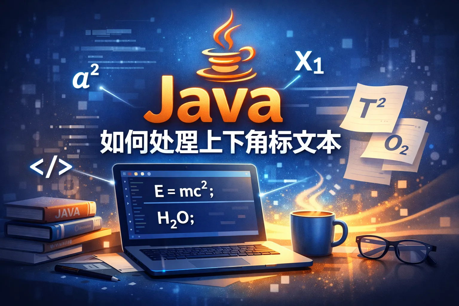 java如何处理上下角标文本