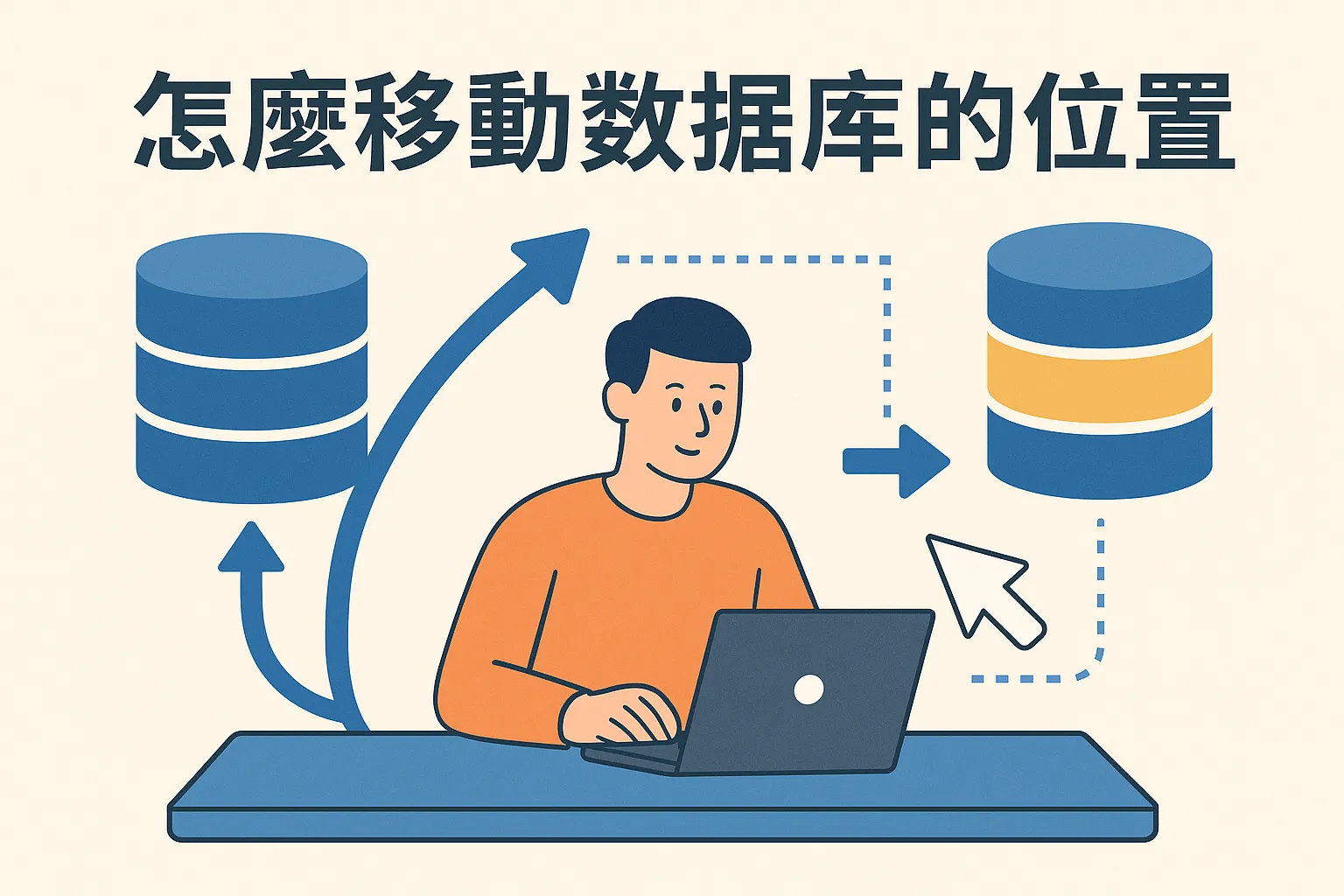 怎么移动数据库的位置