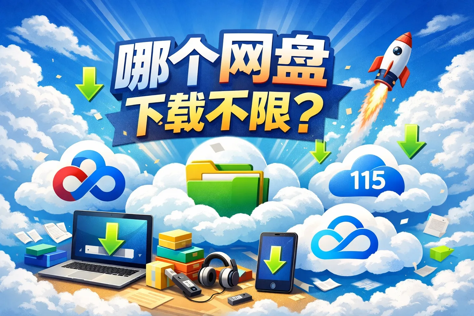 哪个网盘下载不限
