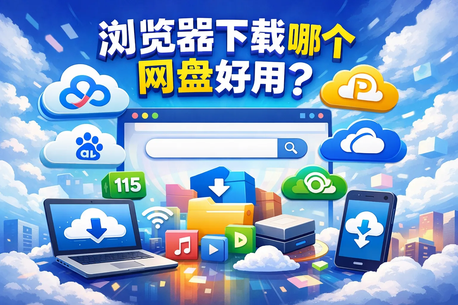 浏览器下载哪个网盘好用