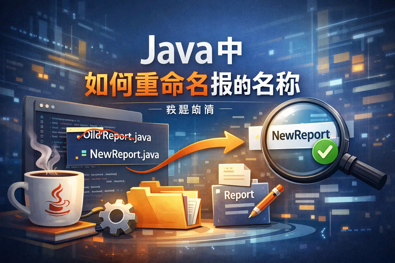 java中如何重命名报的名称