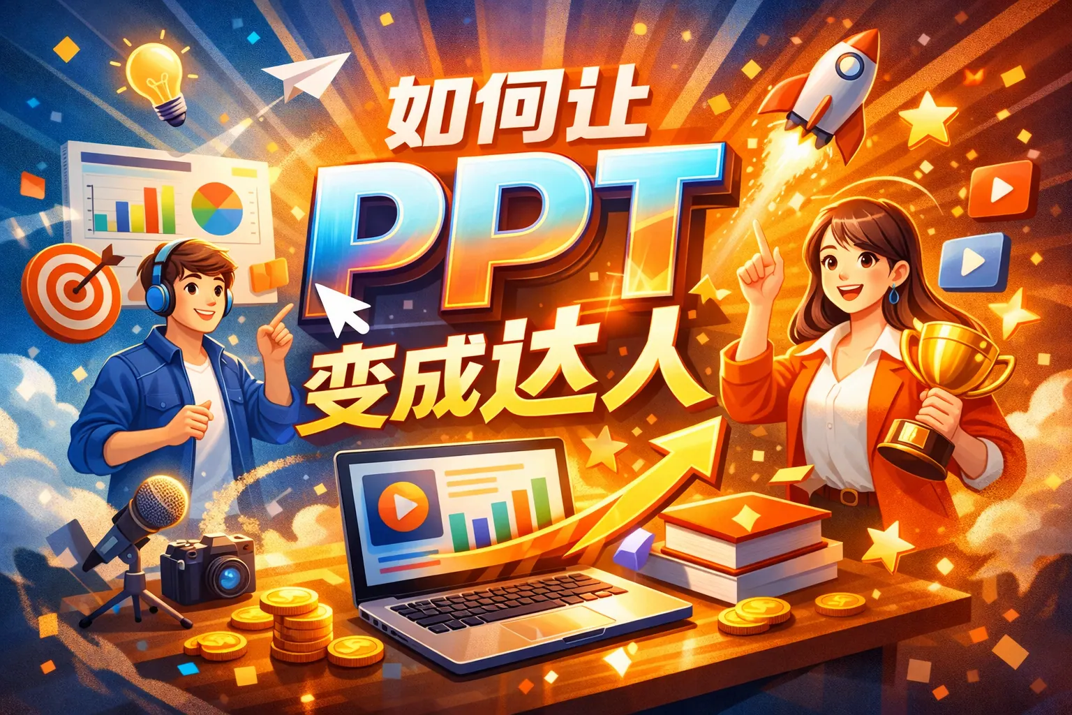 如何让ppt变成达人