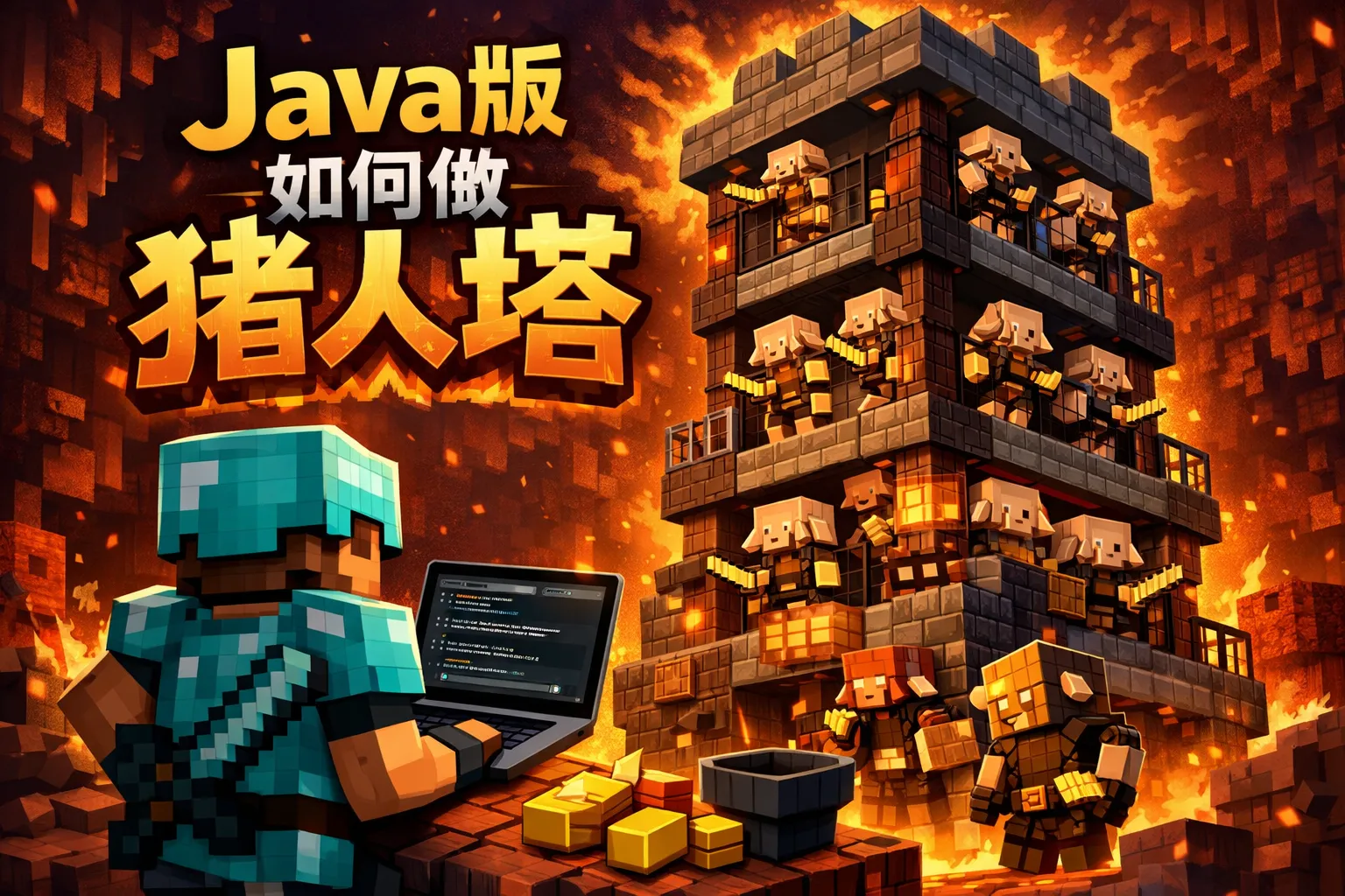 java版如何做猪人塔