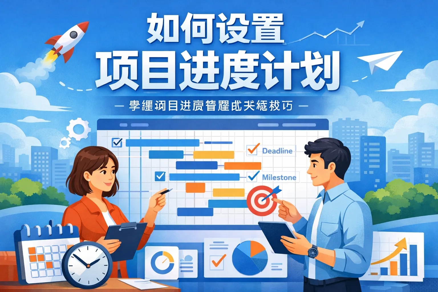 如何设置项目进度计划