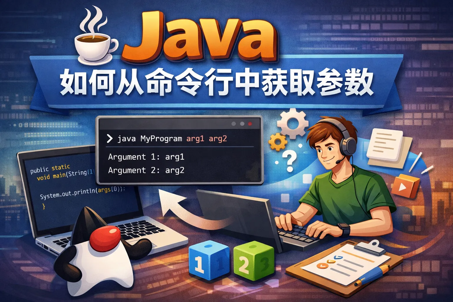 java如何从命令行中获取参数