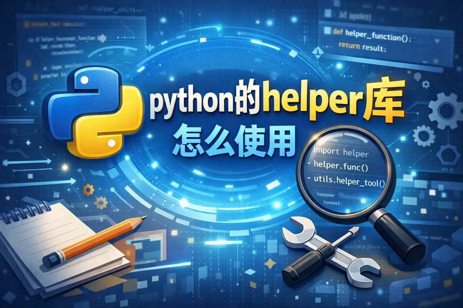 python的helper库怎么使用