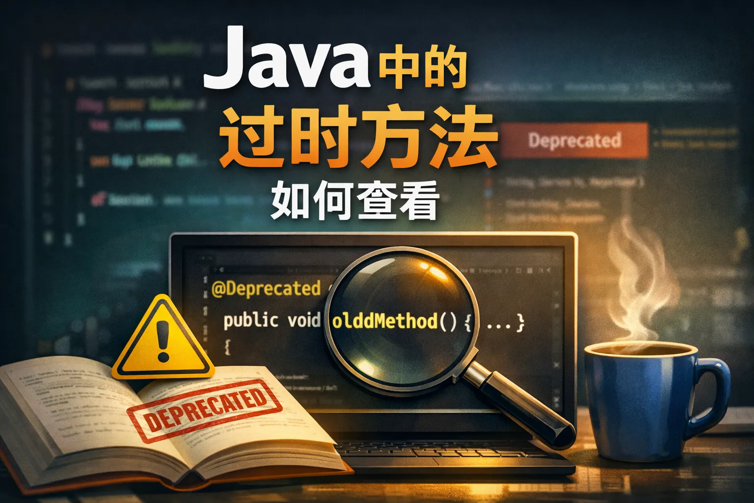 java中的过时方法如何查看