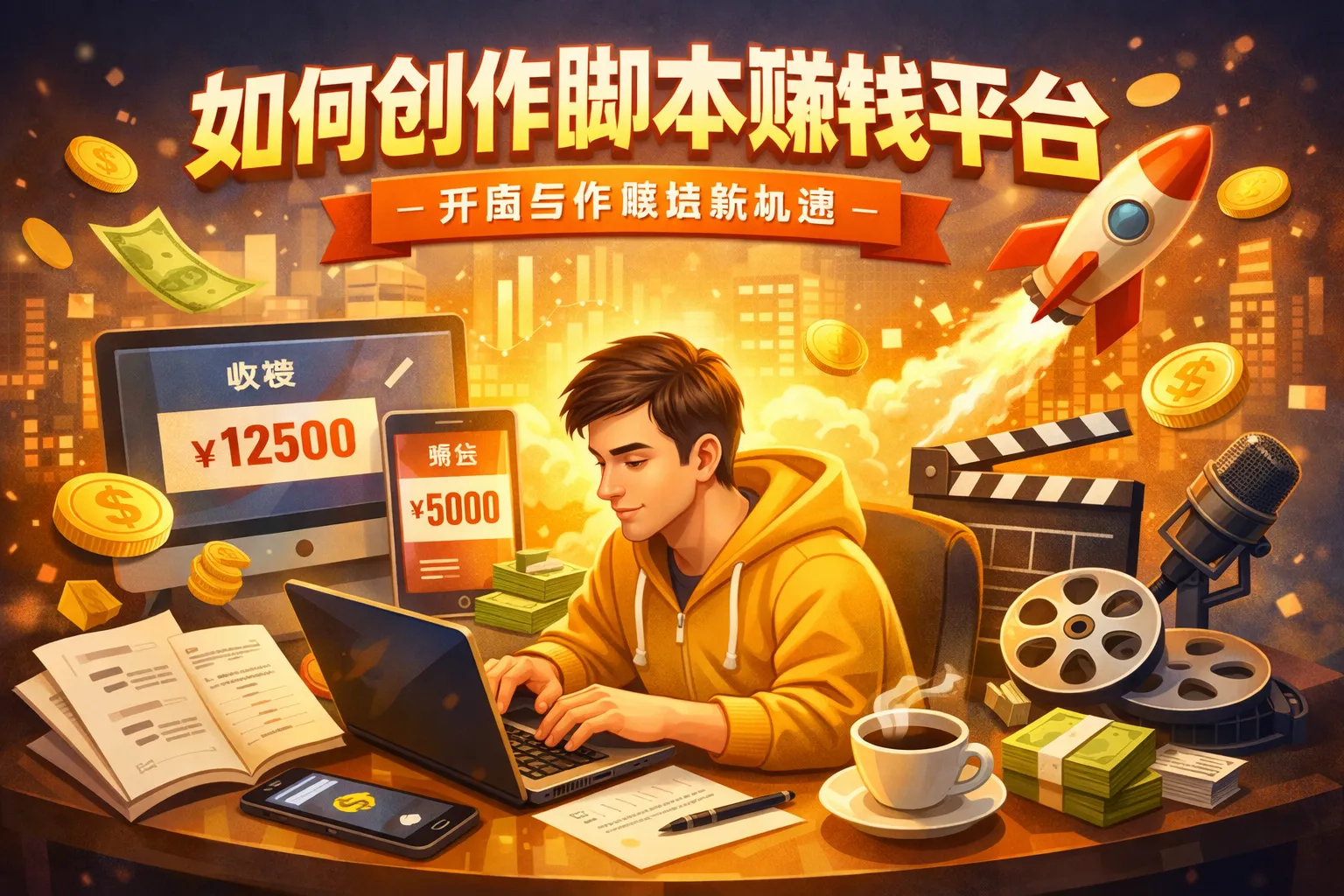 如何创作脚本赚钱平台