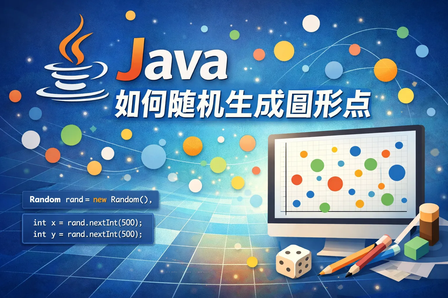 java如何随机生成圆形点