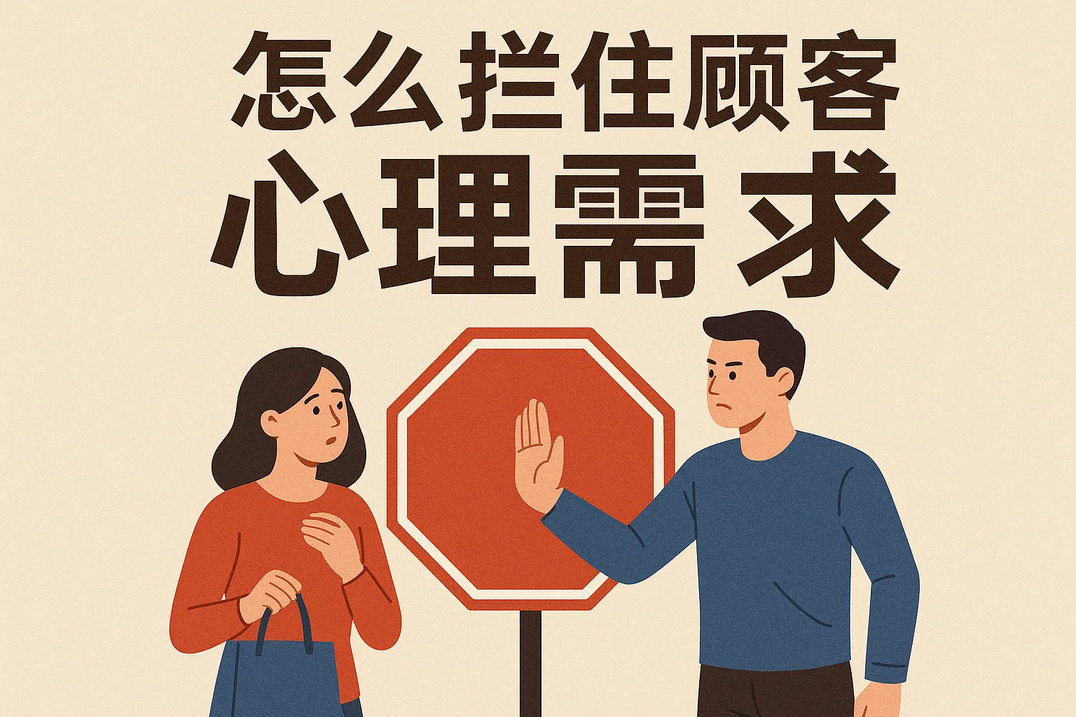 怎么拦住顾客的心理需求