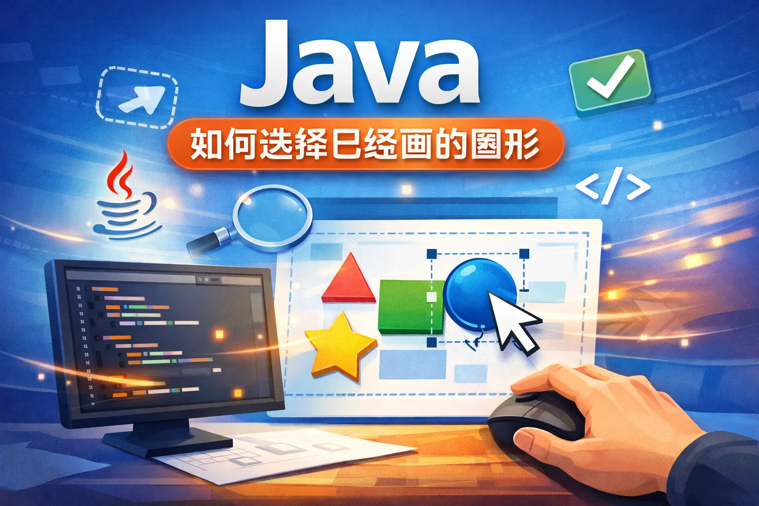 java如何选择已经画的图形