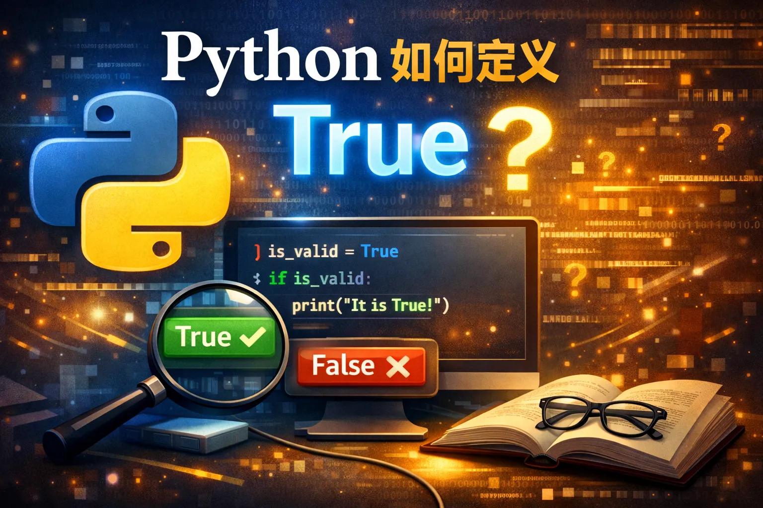 python如何定义true