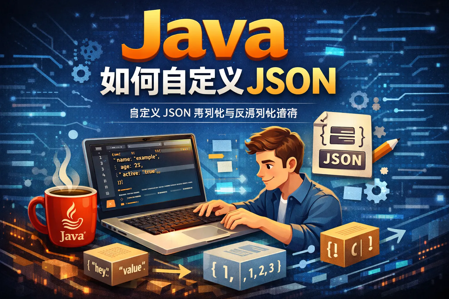 java 如何自定义json