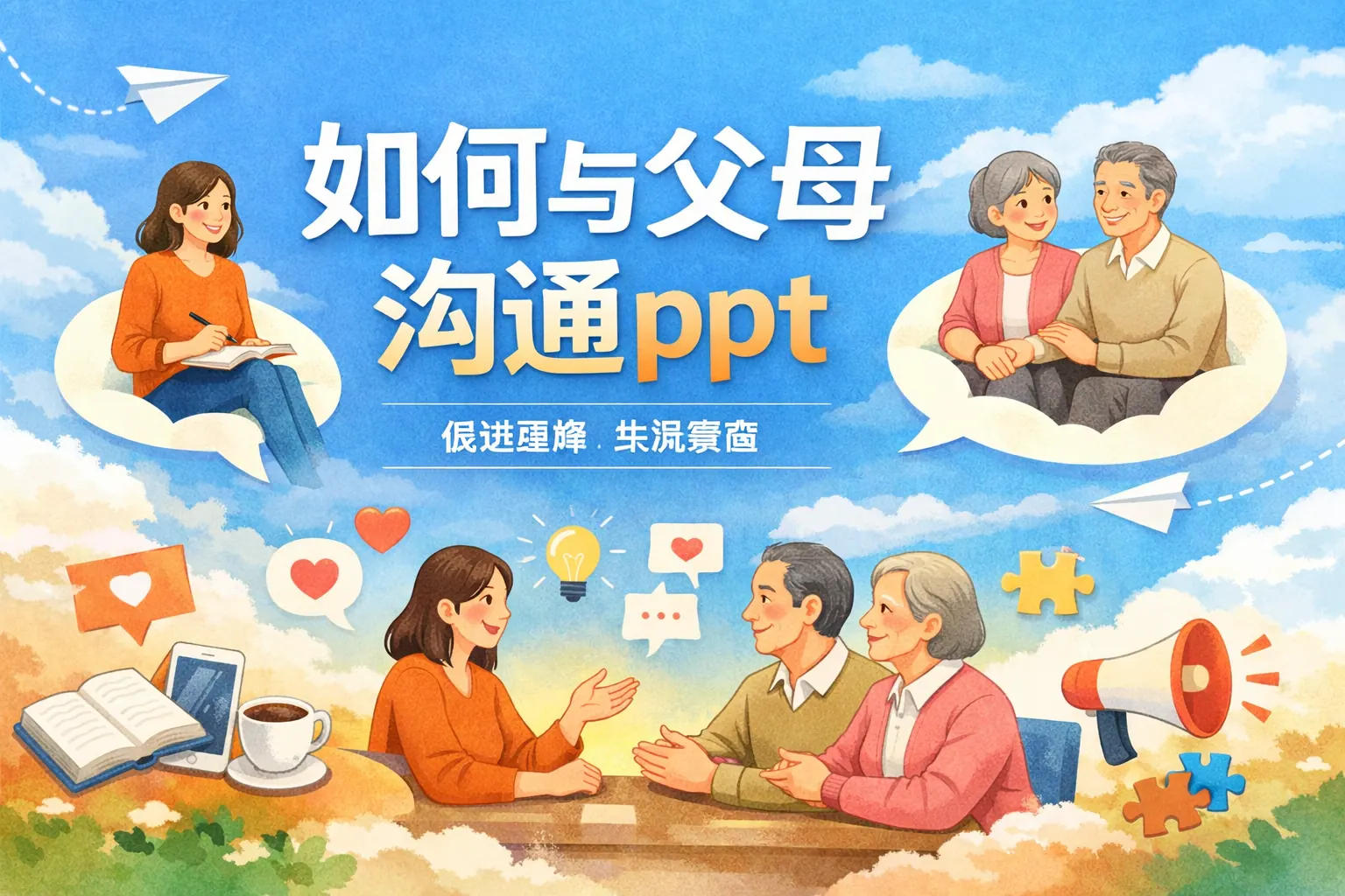 如何与父母沟通ppt