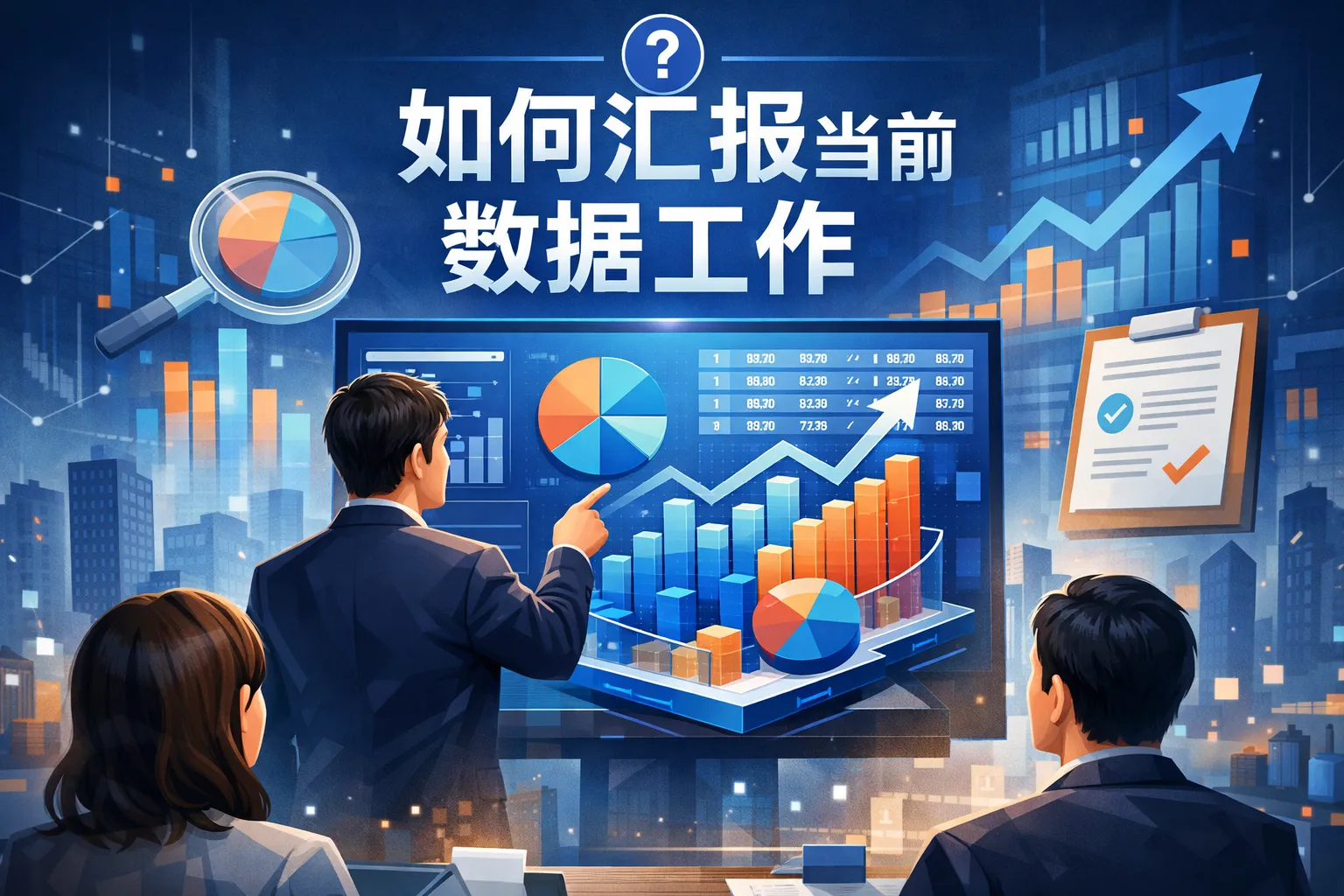 如何汇报当前的数据工作