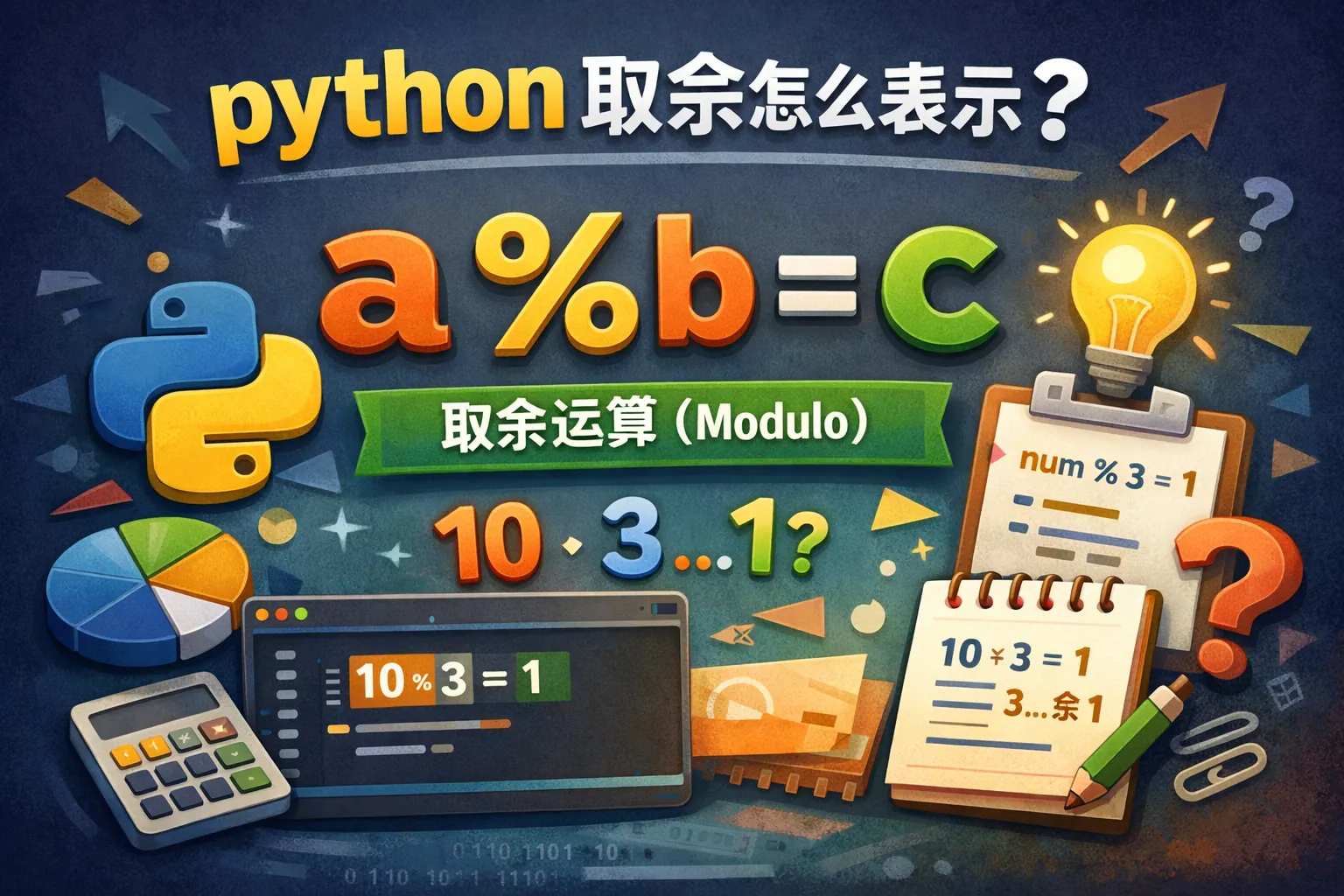 python取余怎么表示