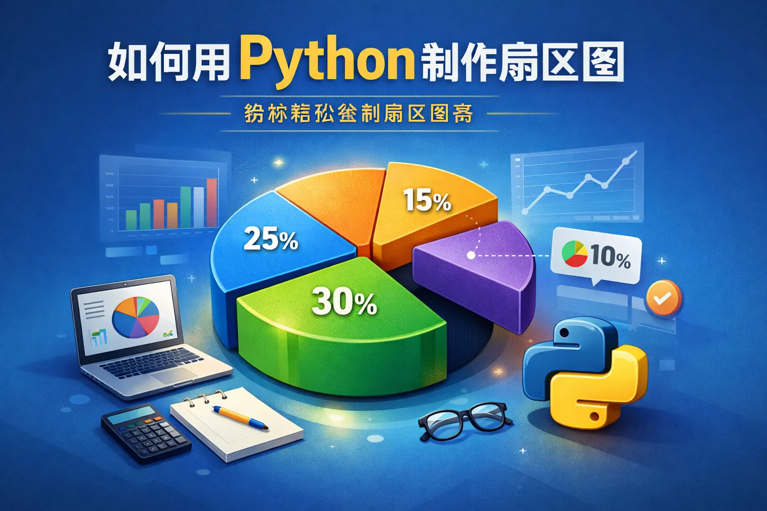 如何用python制作扇区图