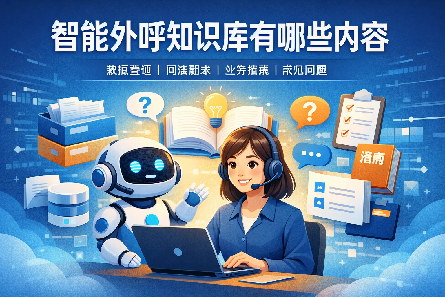 智能外呼知识库有哪些内容