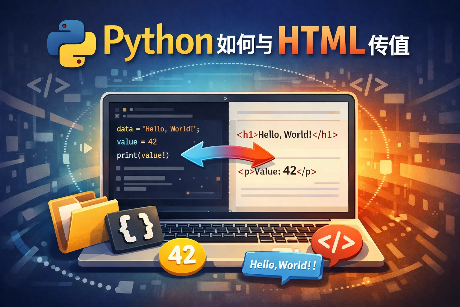python如何与html传值