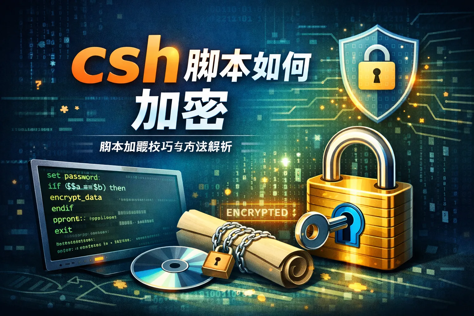 csh脚本如何加密