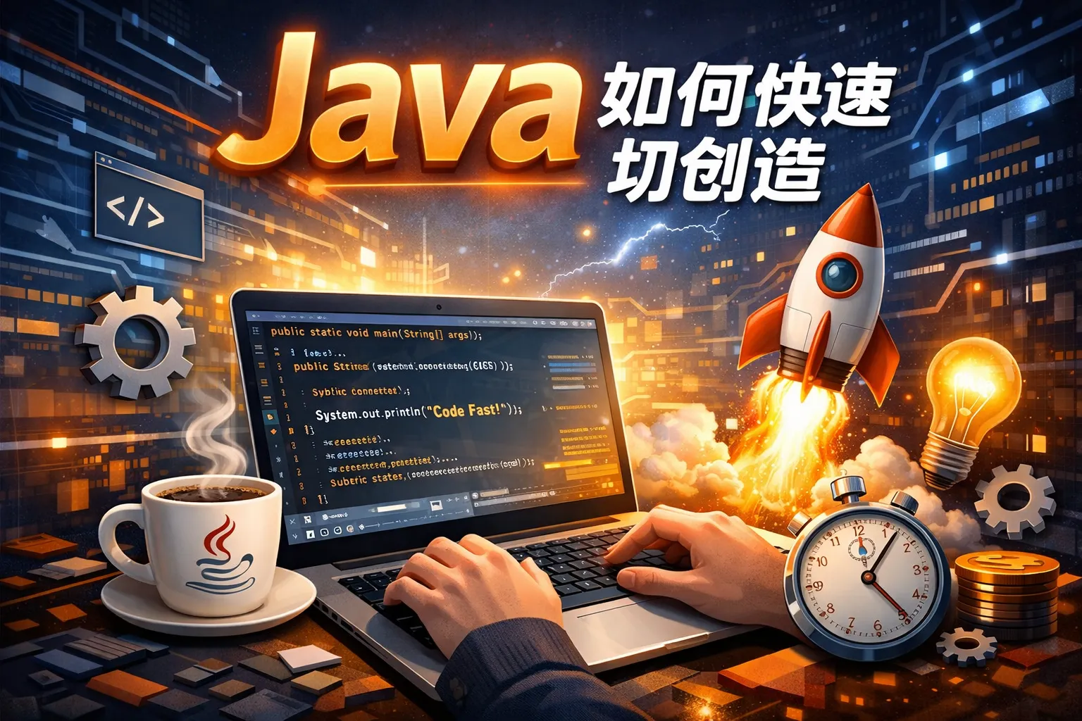 java如何快速切创造