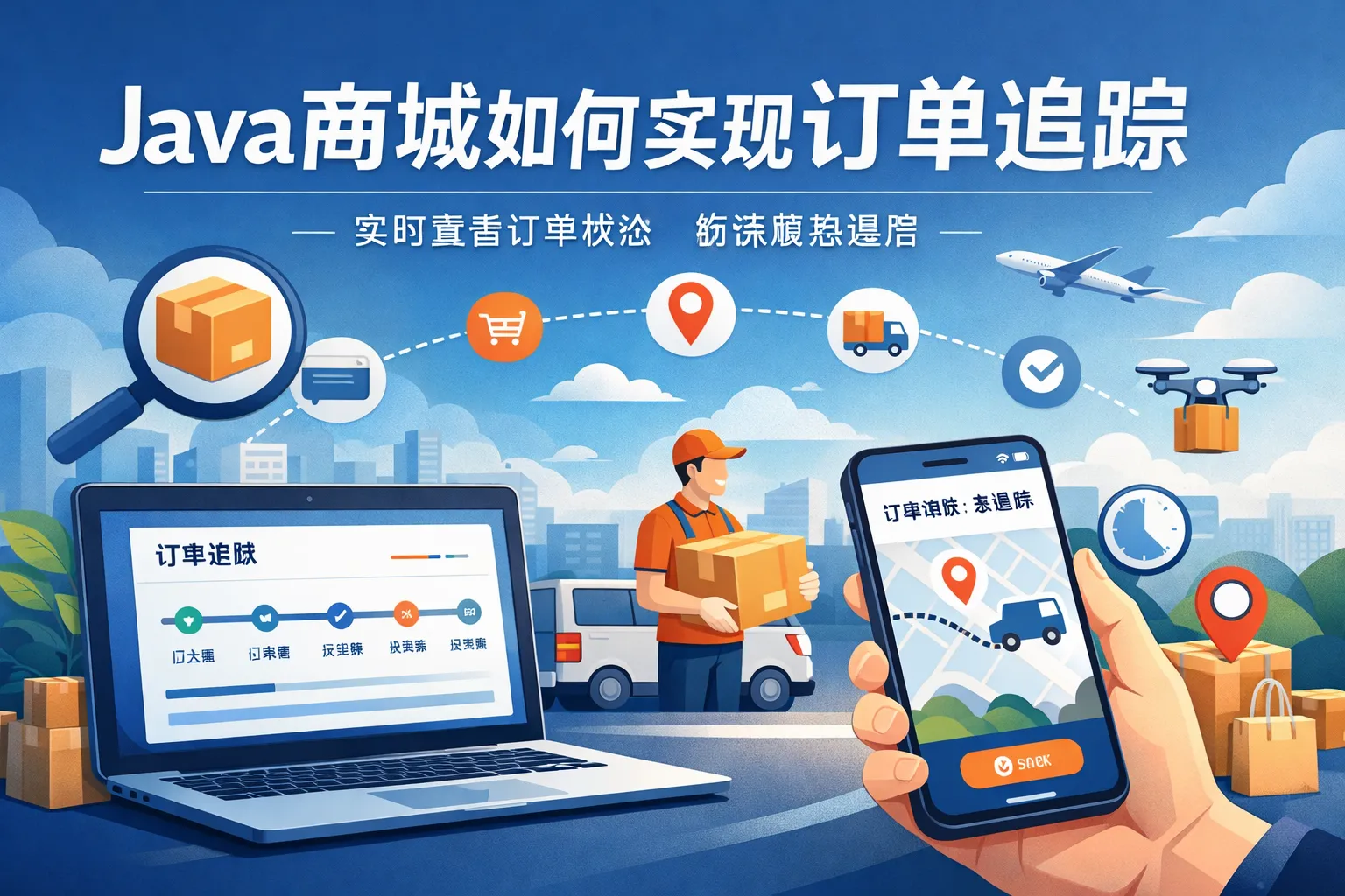 java商城如何实现订单追踪