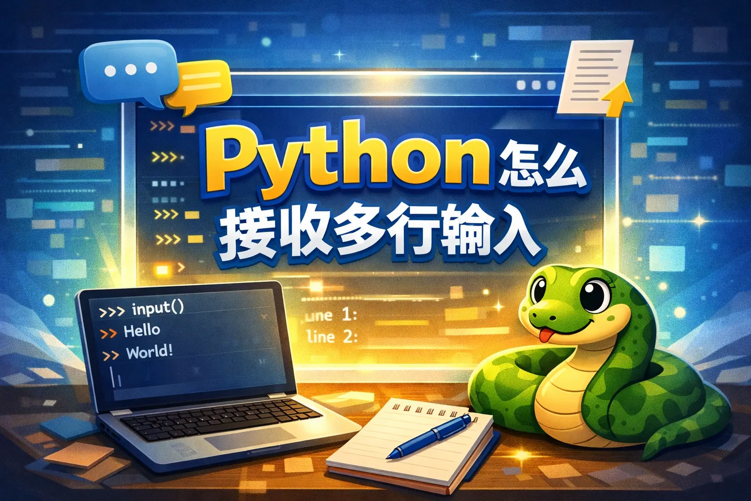 python怎么接收多行输入