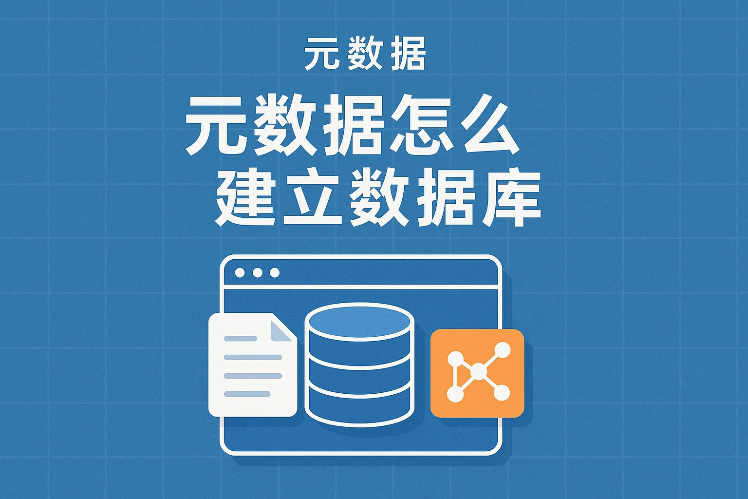 元数据怎么建立数据库