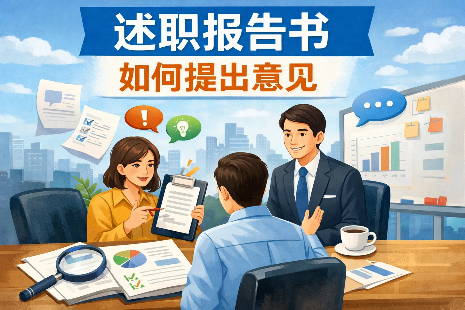 述职报告书如何提出意见