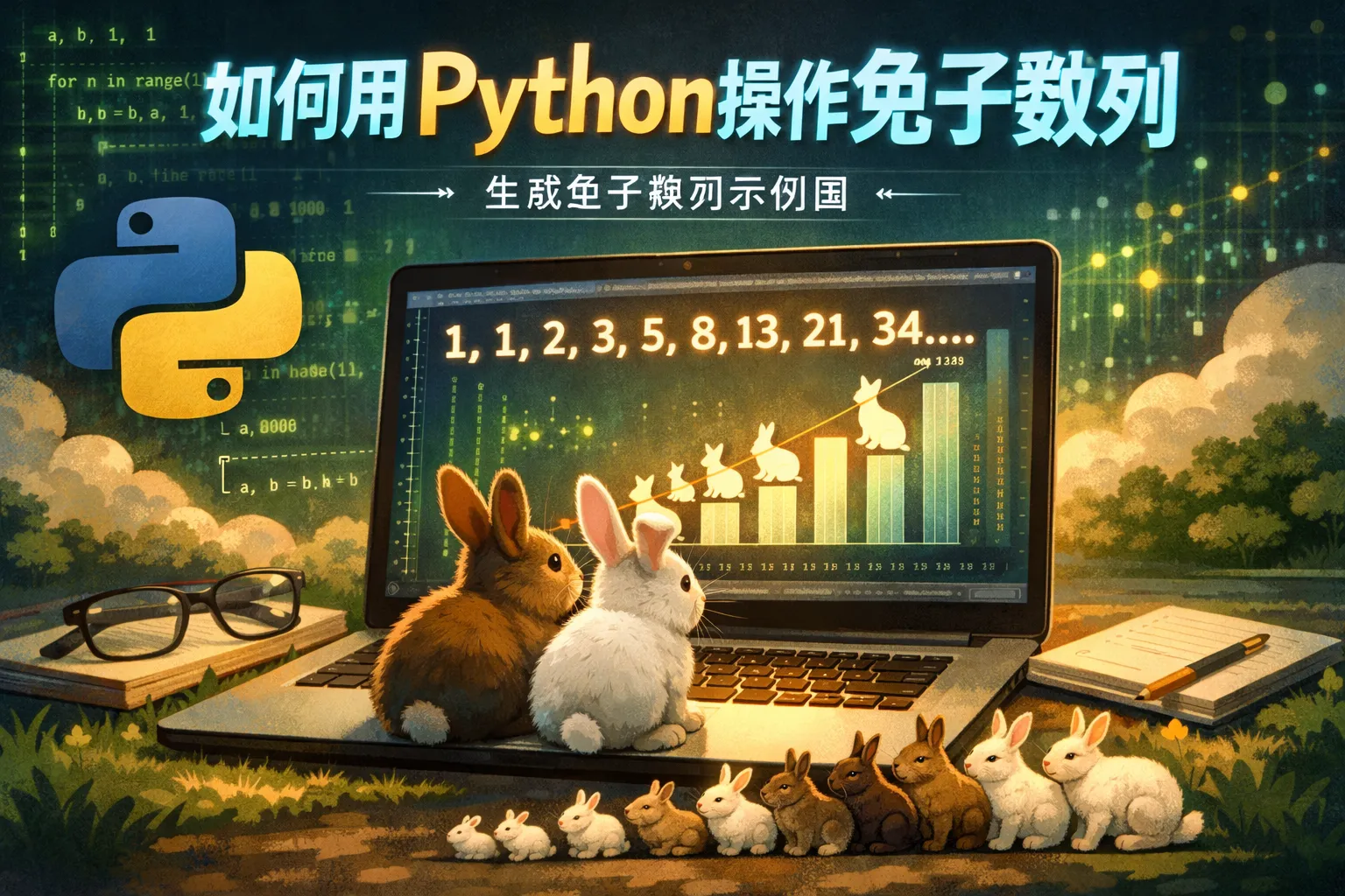 如何用python操作兔子数列