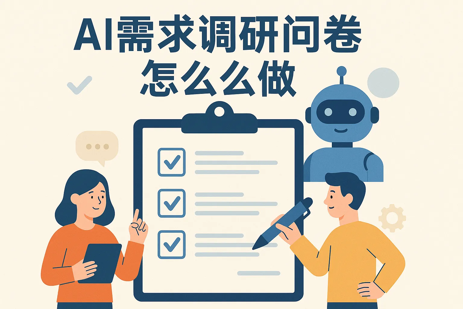 ai需求调研问卷怎么做