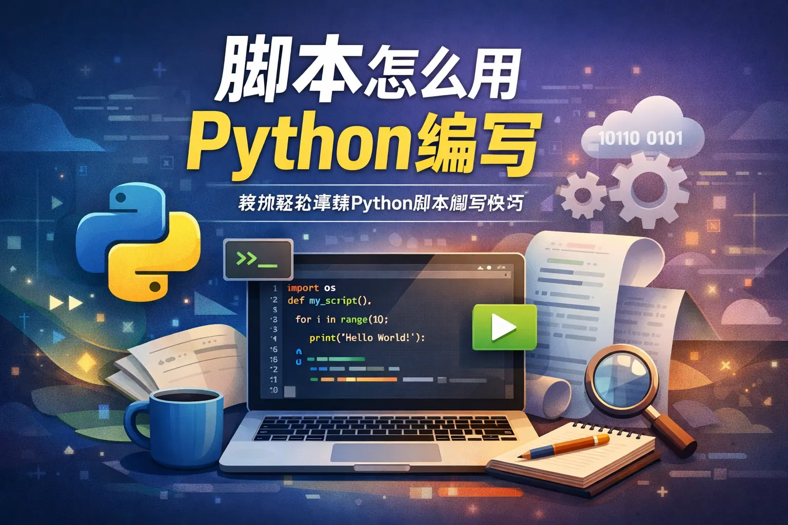 脚本怎么用python编写