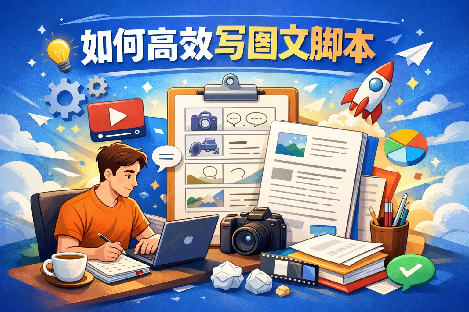 如何高效写图文脚本