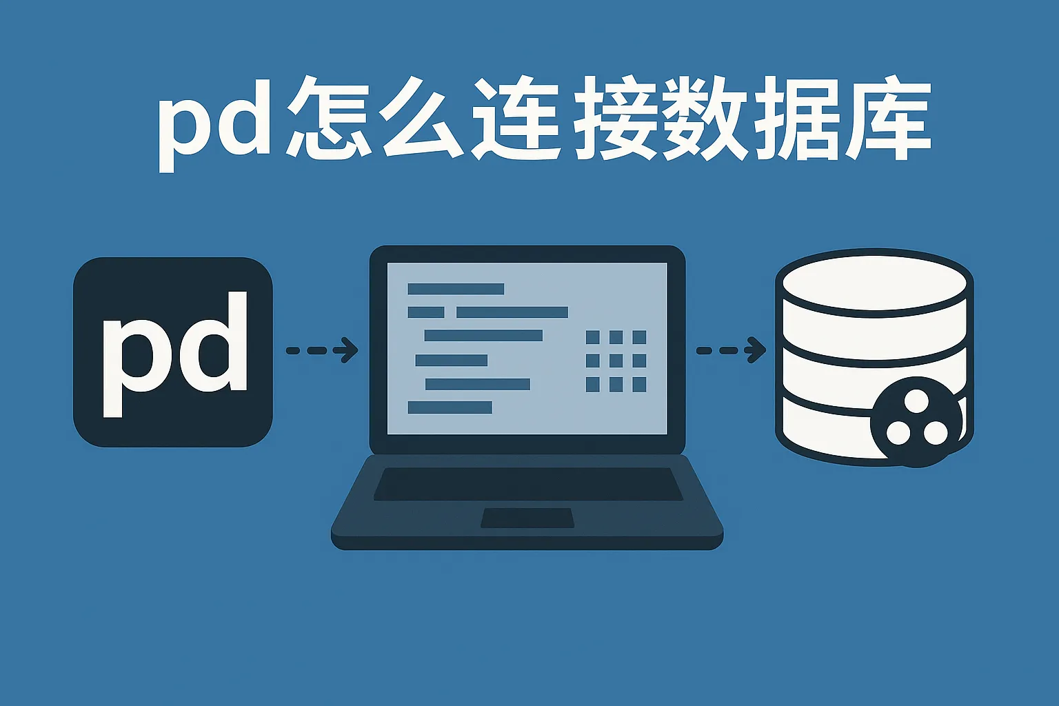 pd怎么连接数据库