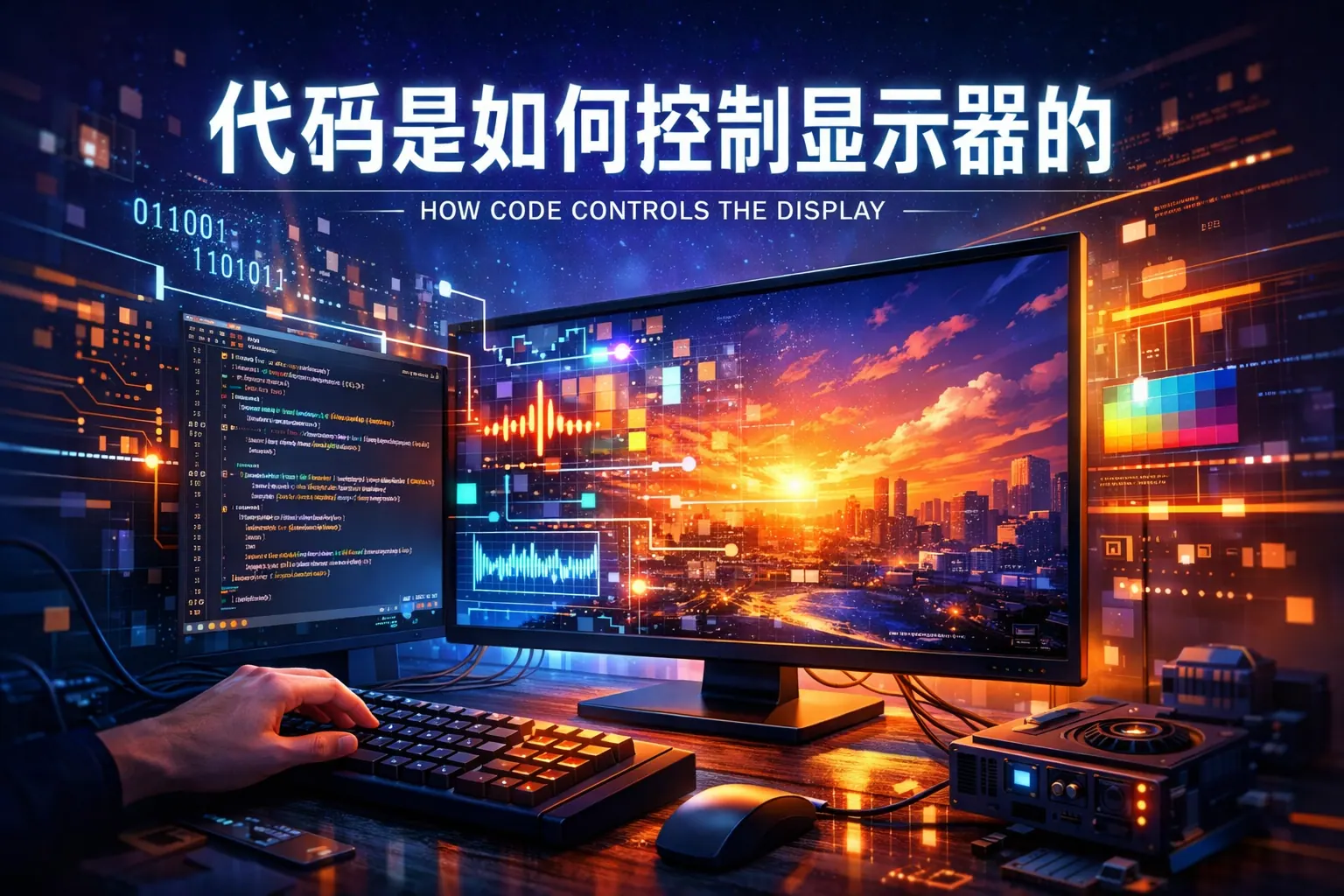 代码是如何控制显示器的