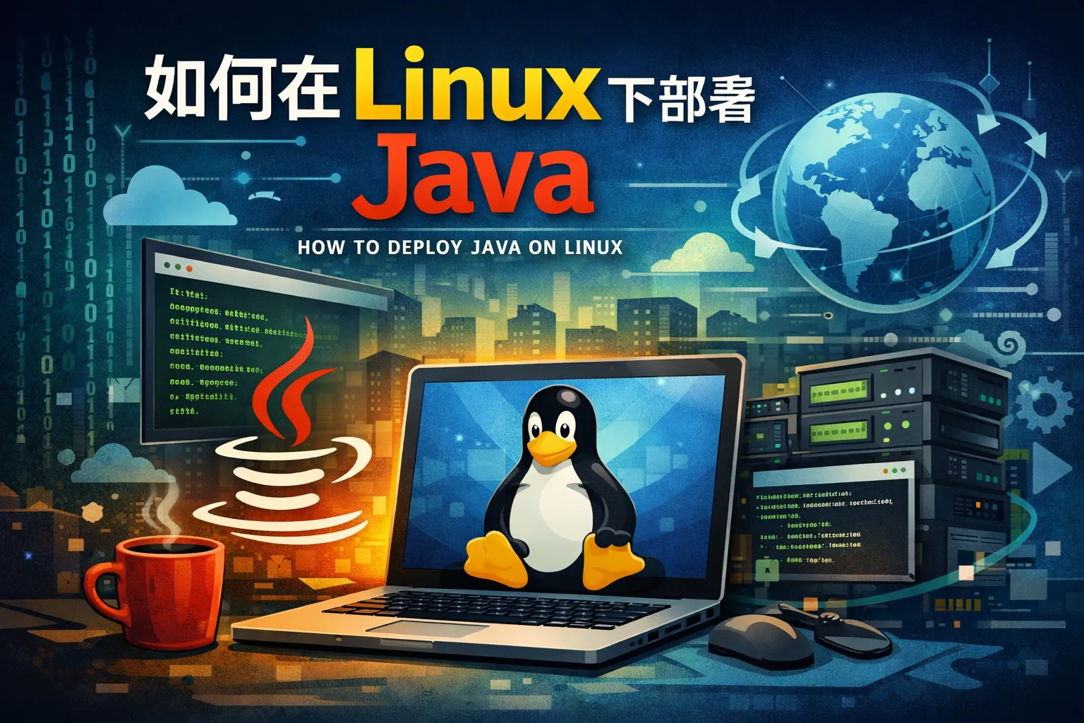如何在linux下部署java