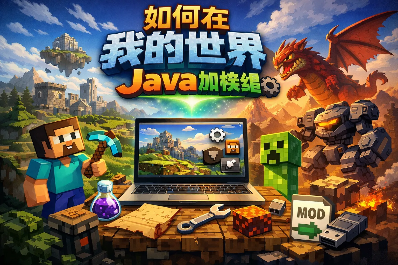 如何在我的世界java加模组