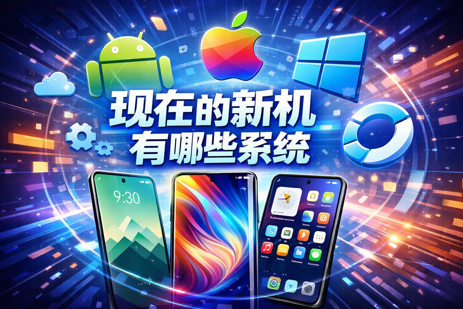 现在的新机有哪些系统