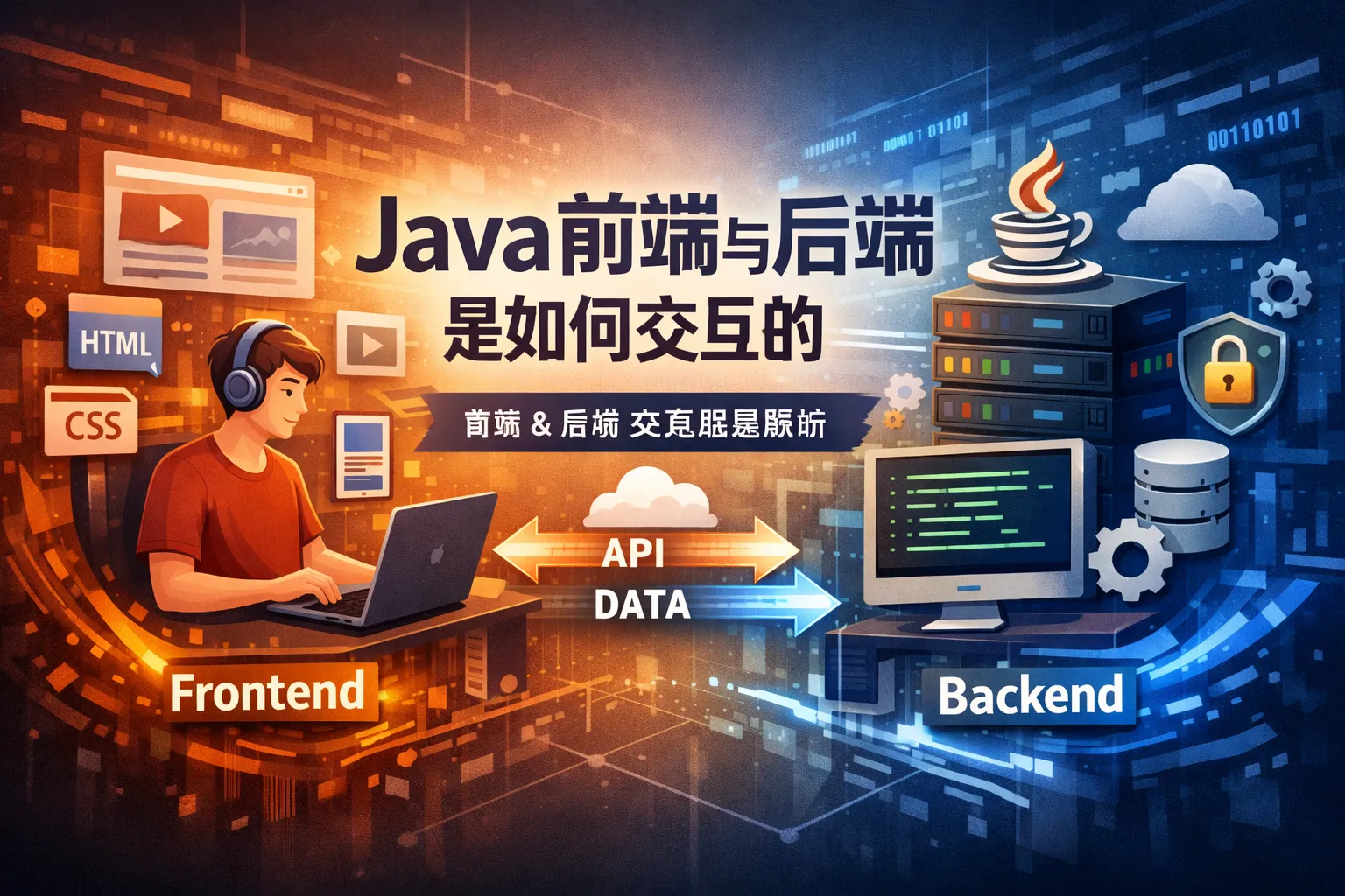 java前端与后端是如何交互的