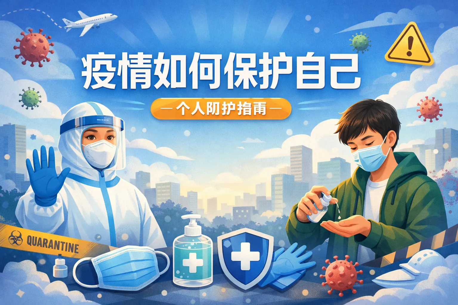 疫情如何保护自己ppt