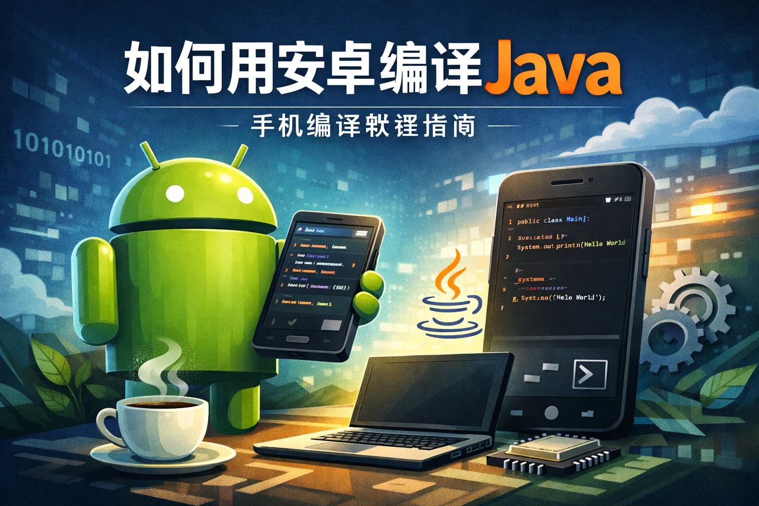 如何用安卓编译java