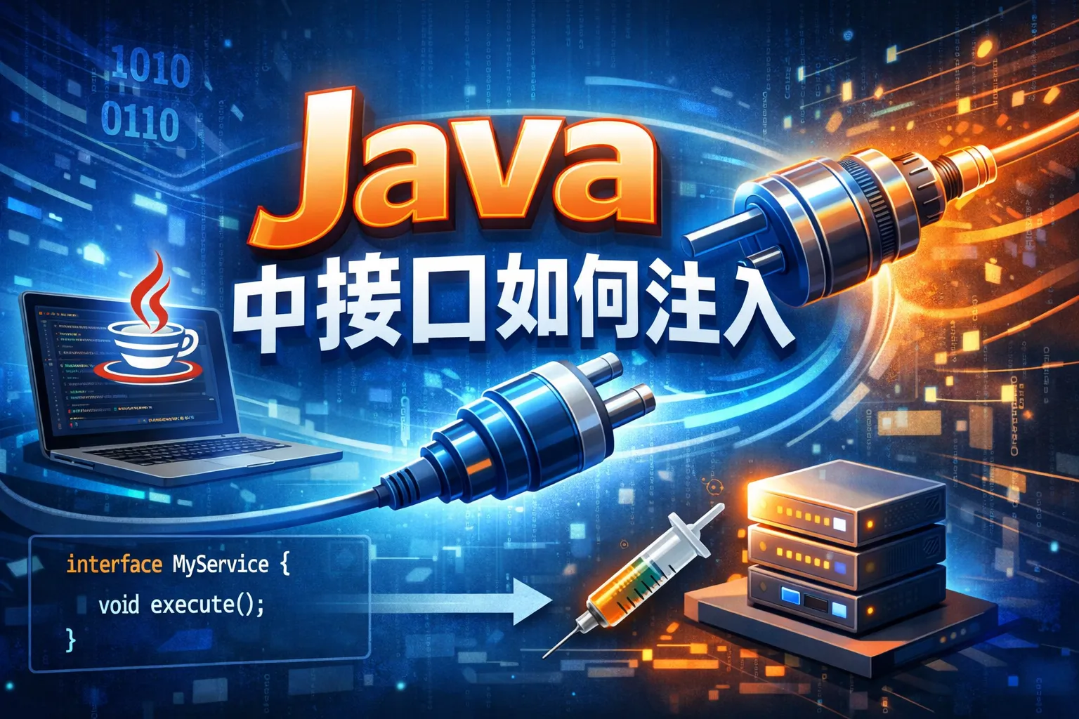 java中接口如何注入