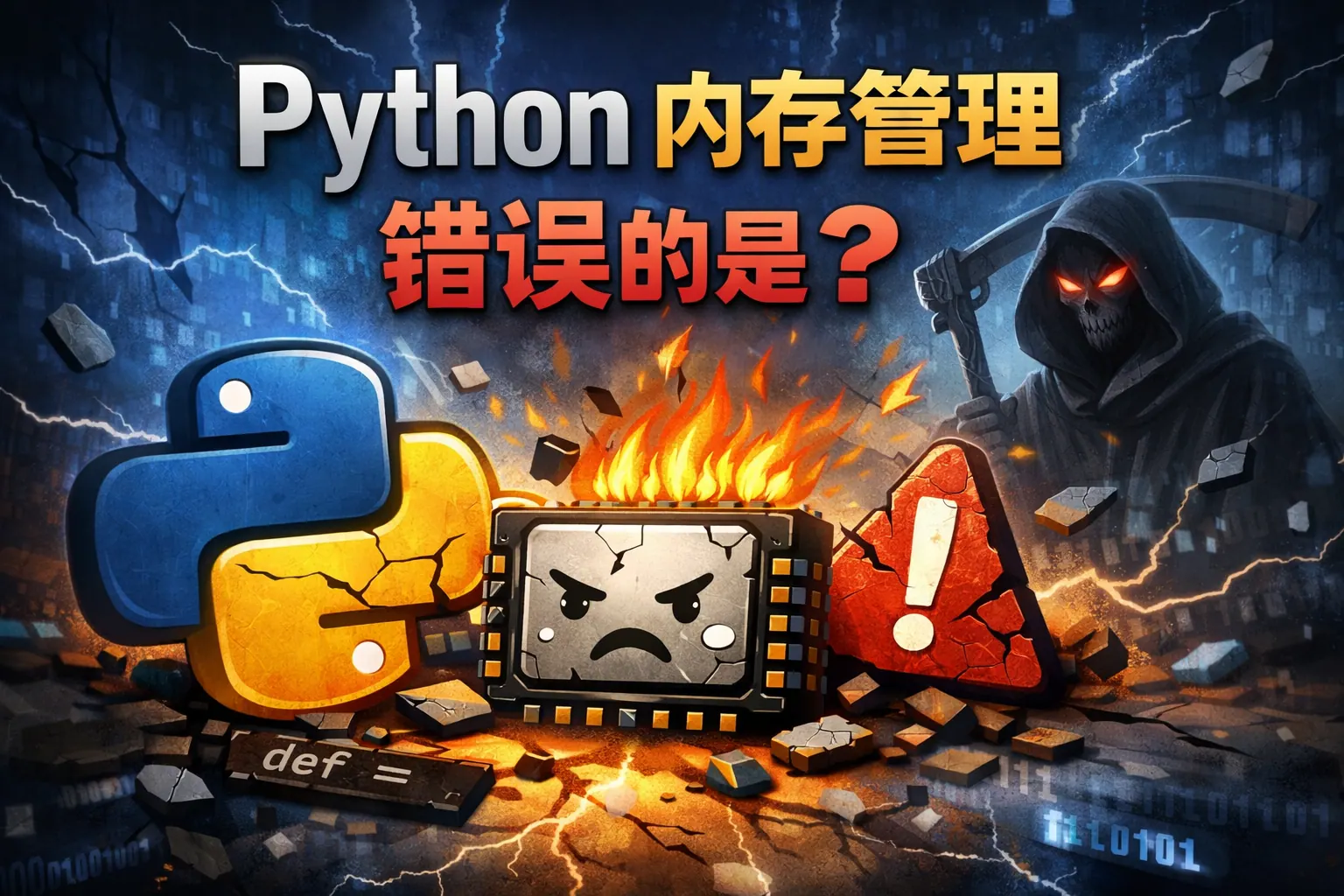 python 内存管理错误的是