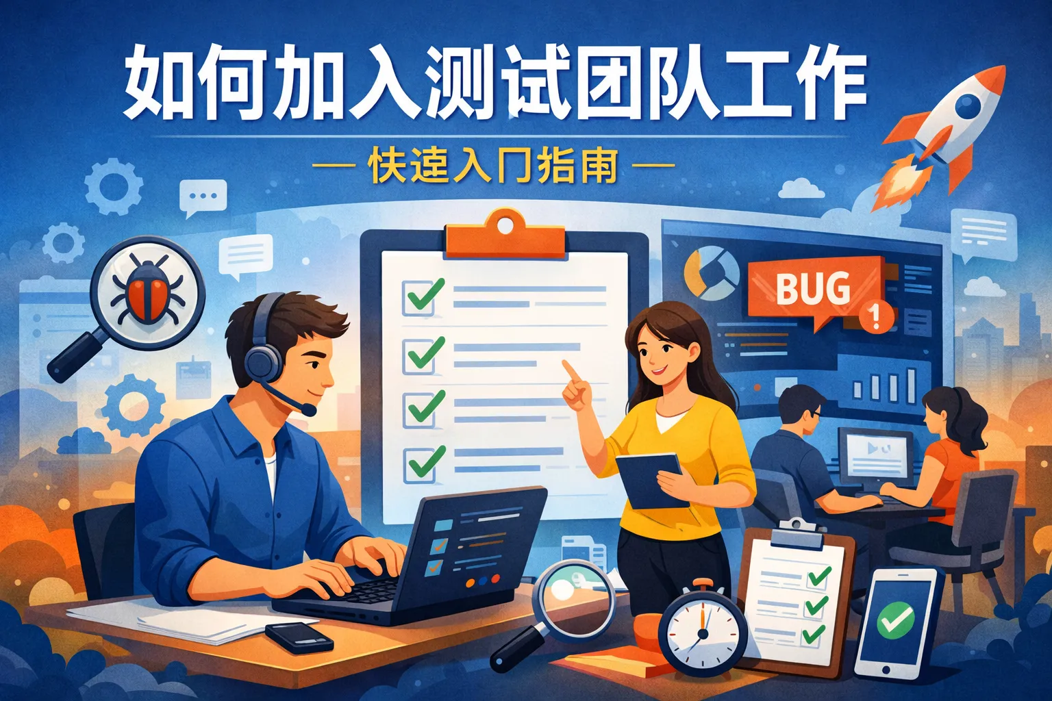 如何加入测试团队工作