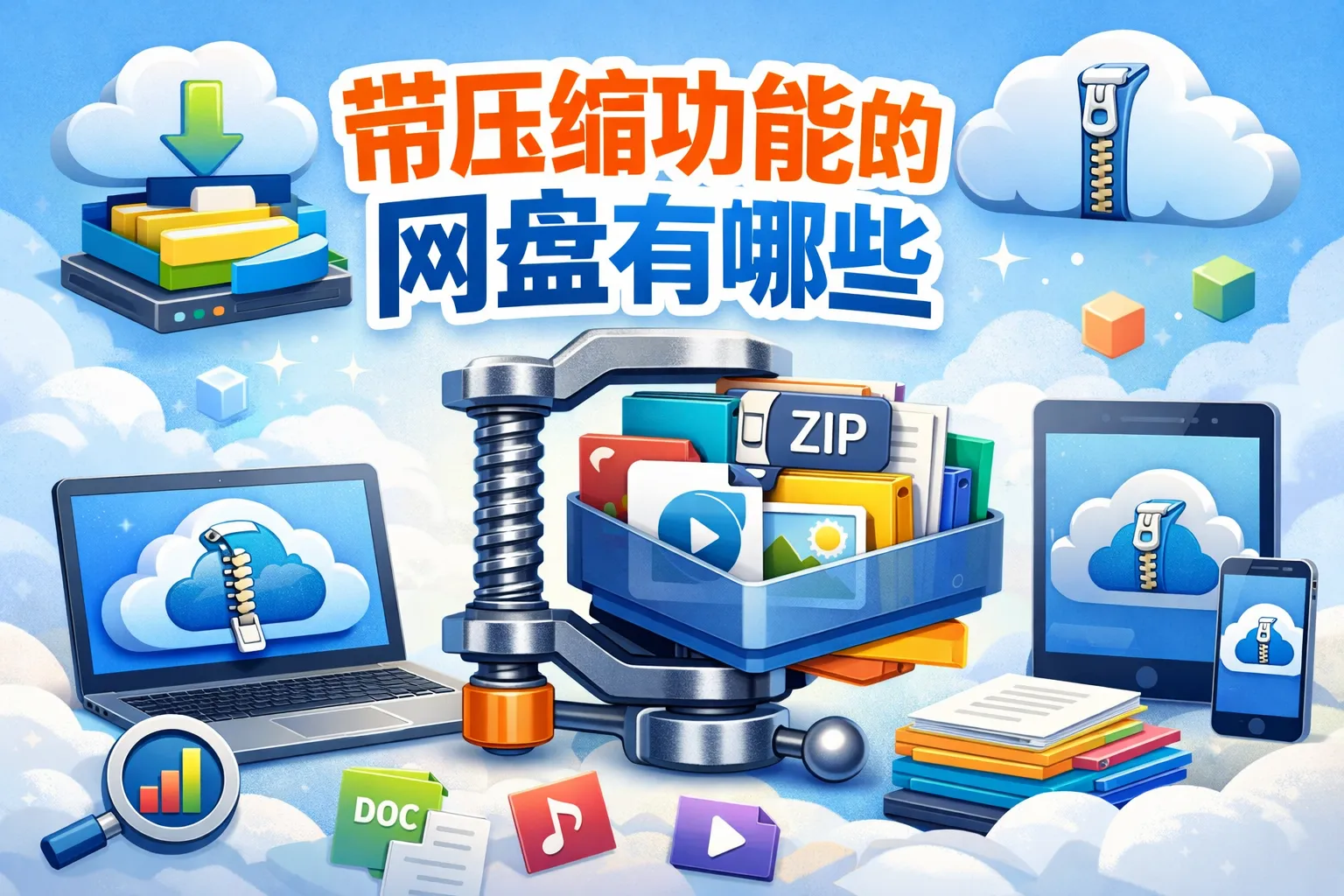 带压缩功能的网盘有哪些