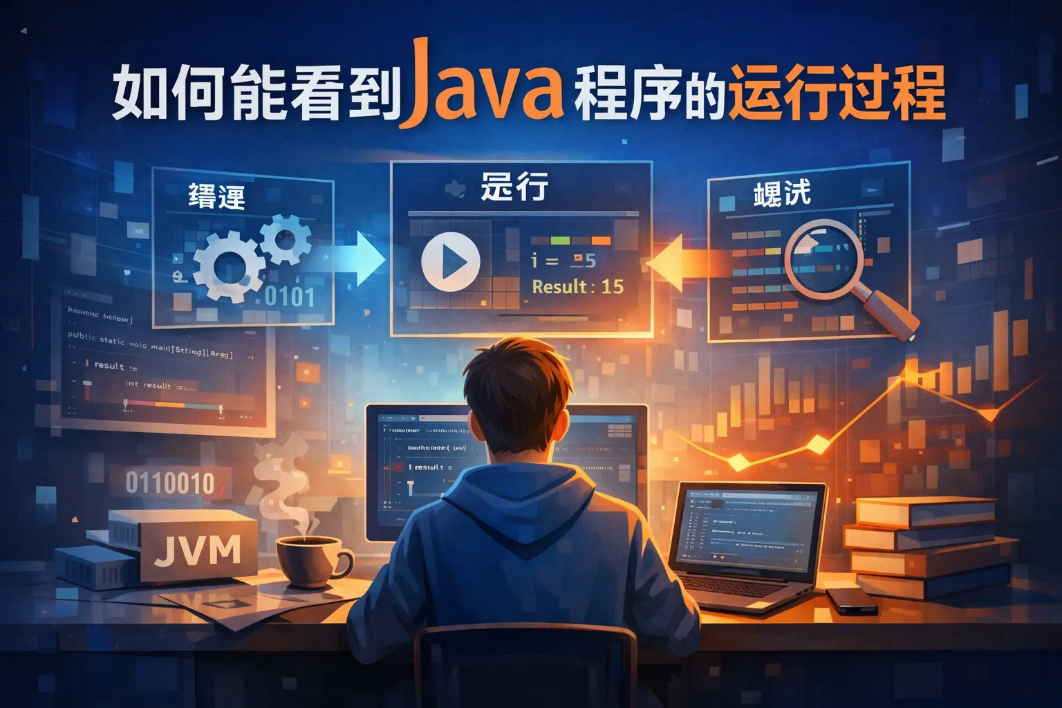 如何能看到java程序的运行过程