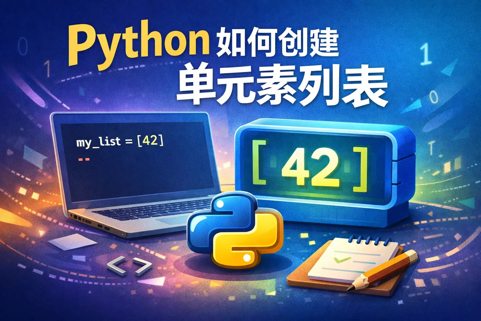 python如何创建单元素列表